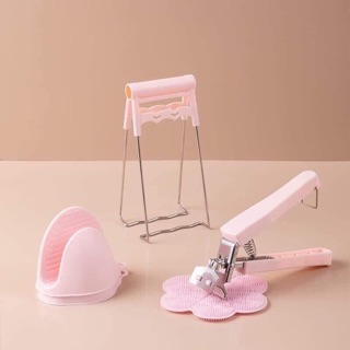 Set 6 món dụng cụ silicon gắp đồ nóng