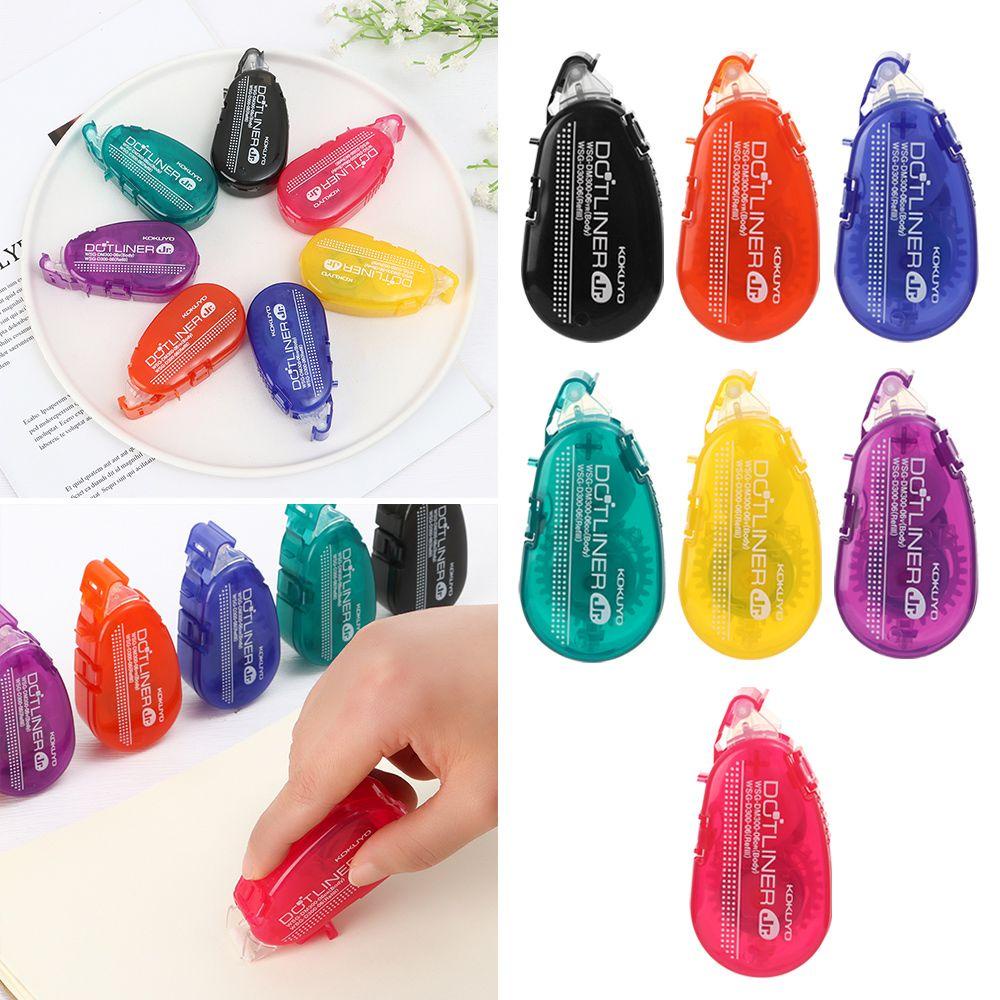 Băng Keo Hai Mặt 6Mmx8M Màu Cầu Vồng Trang Trí Sổ Tay