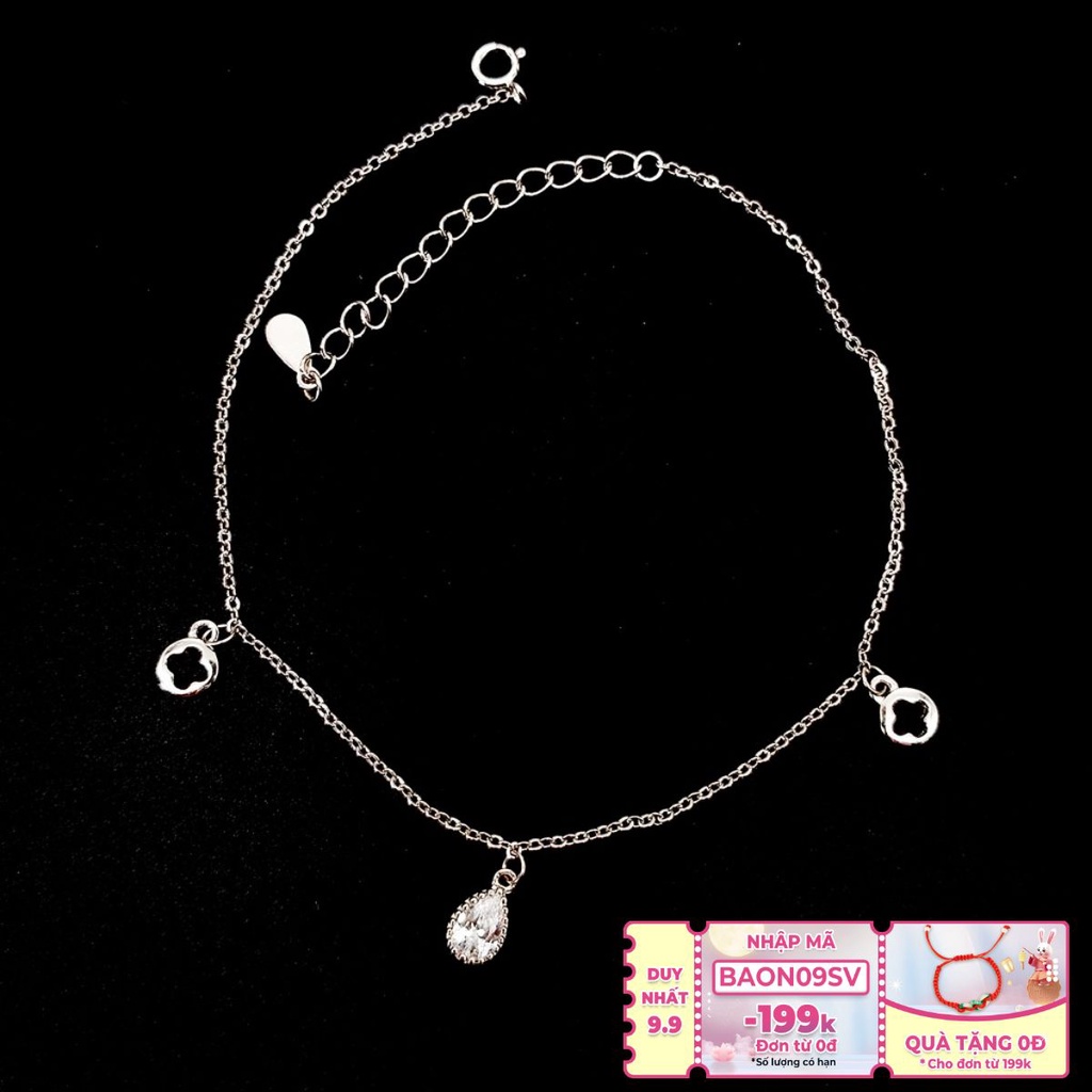 Vòng Chân Nữ Bạc S925 Cao Cấp Xinh Xắn LC1763 - Bảo Ngọc Jewelry