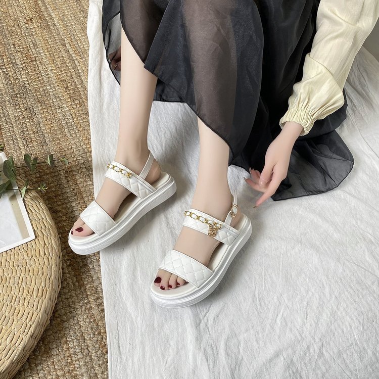 Giày Xăng Đan Đế Dày Phong Cách Thể Thao Sang Trọng Thời Trang Thường Ngày Cho Phụ Nữ | BigBuy360 - bigbuy360.vn