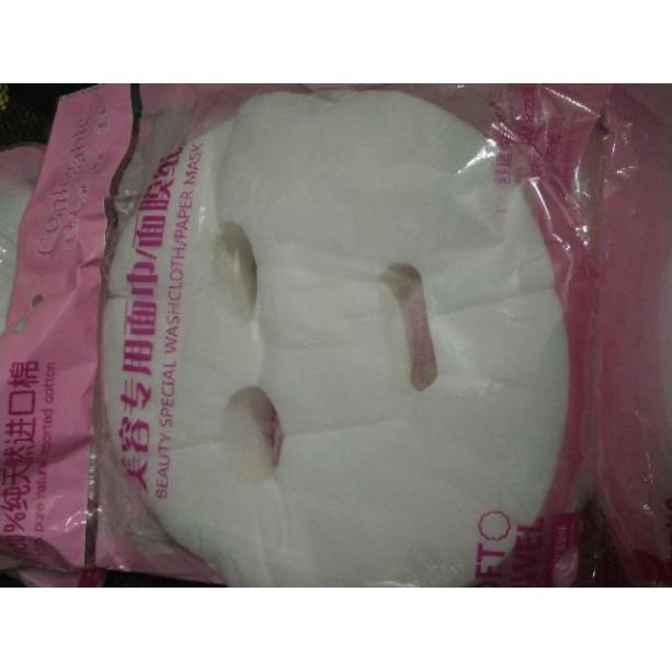 Gói 100 miếng mặt nạ giấy khô