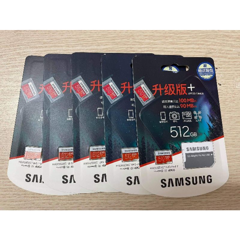 Thẻ nhớ MicroSD Samsung Evo Plus 256Gb / 512Gb U3 - bảo hành 5 năm