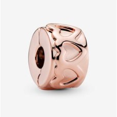 Rose Gold Series Zircon Clip Charm