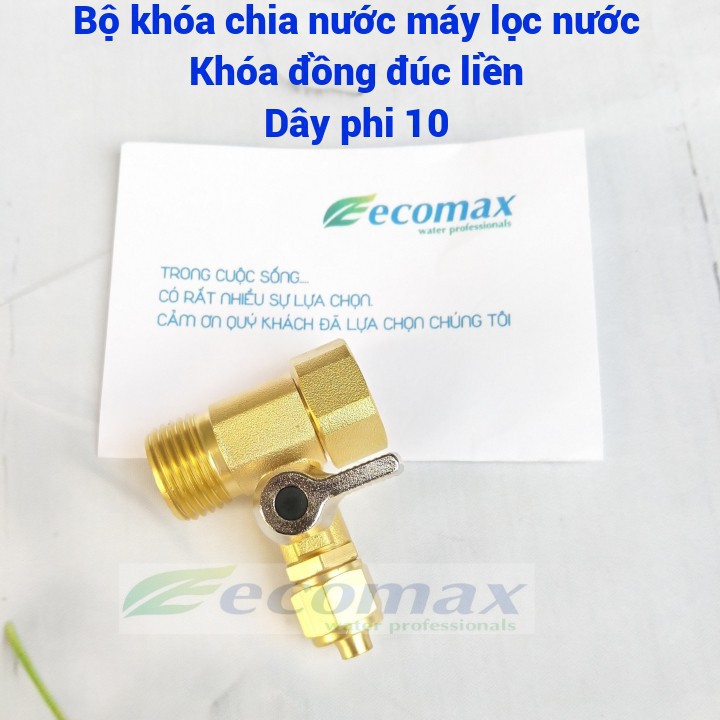 bộ khóa chia nước máy lọc nước - Bộ khóa chia nước phi 10 bằng đồng cao cấp | BigBuy360 - bigbuy360.vn