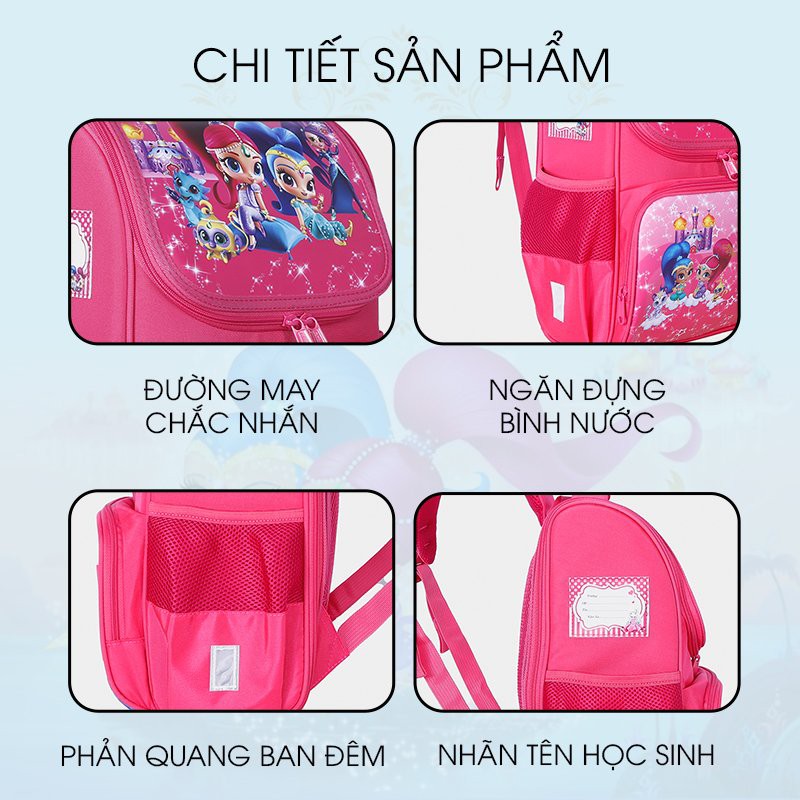 Cặp Học Sinh có nhiều hình Chống Gù Dành Cho Bé Gái MITI C11001_221919