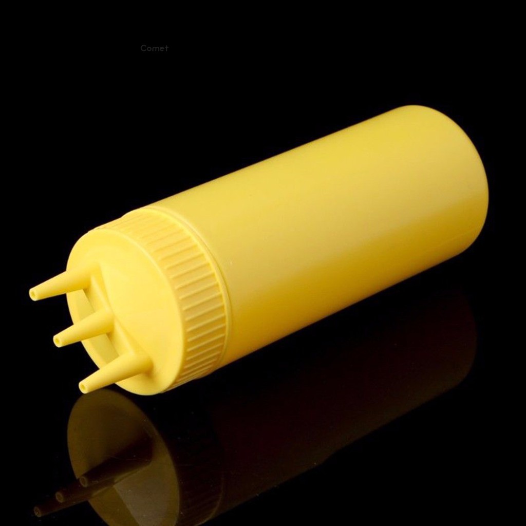 Bình Đựng Dầu / Giấm 3 Lỗ Dạng Bóp Tiện Dụng Cho Nhà Bếp