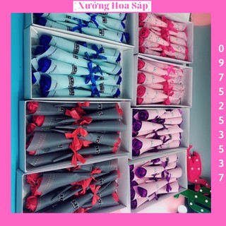 Hoa Hồng Sáp 🌹 1 Cây Xoắn Ốc Đẹp Giá Sỉ Siêu Rẻ (Hình Thật)