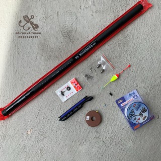 Bộ cần câu tay bộ cần câu rút shimano đầy đủ phụ kiện