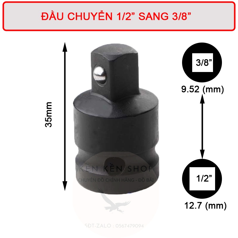 Đầu Chuyển Bulong Sang Bulong Các Loại, Bán Lẻ