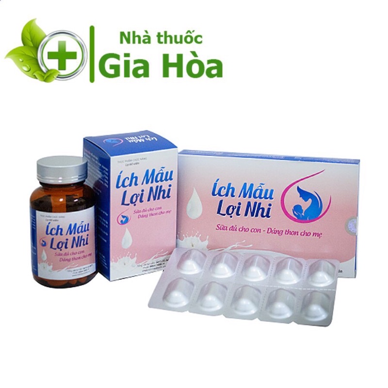 Viên uống lợi sữa cho phụ nữ cho con bú Ích Mẫu Lợi Nhi hỗ trợ tăng số lượng và chất lượng sữa mẹ