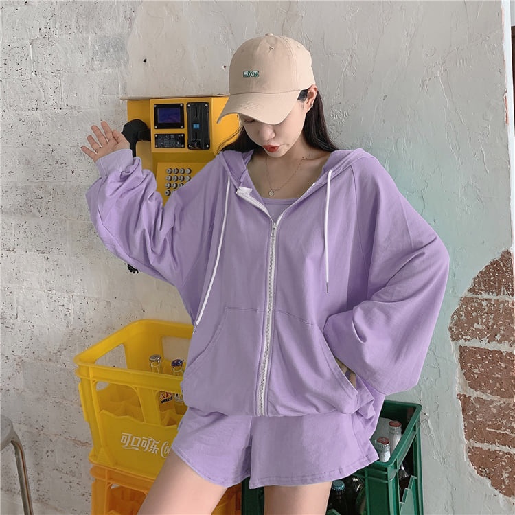 Sét 3 món thể thao phong cách hàn quốc chất cotton siêu đẹp