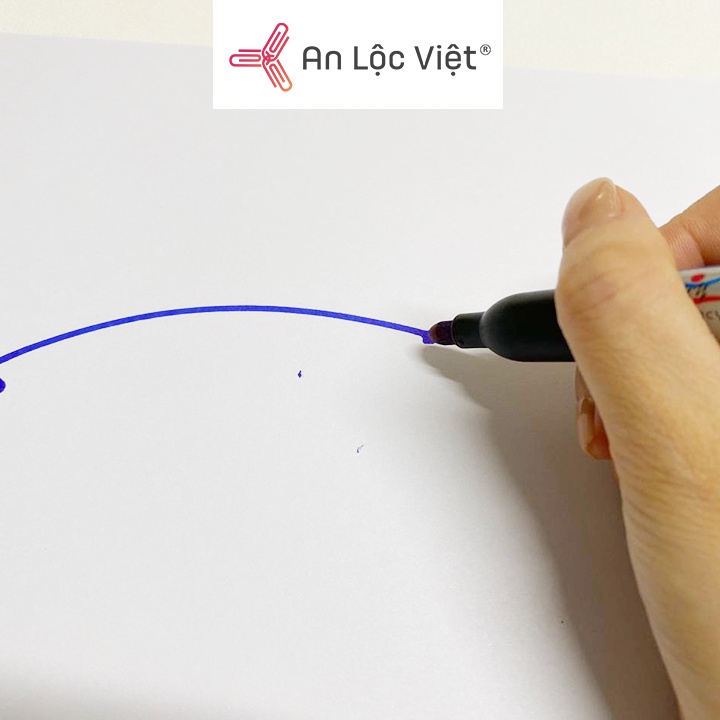 Combo 5 cây Bút Lông Dầu YY2004 Ngòi 15mm Màu Xanh Dương
