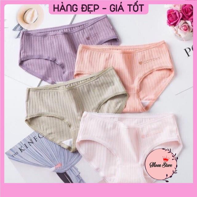 Quần lót nữ cotton gân tăm siêu đẹp 5366 hàng xuất Nhật cực đẹp | WebRaoVat - webraovat.net.vn