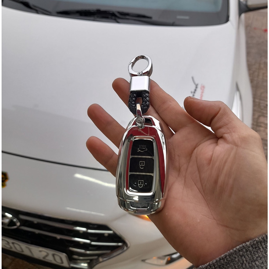 Bao Đựng Chìa Khóa Xe Kona, Accent SantaFe 2018 2019 2020 - chìa 3 nút