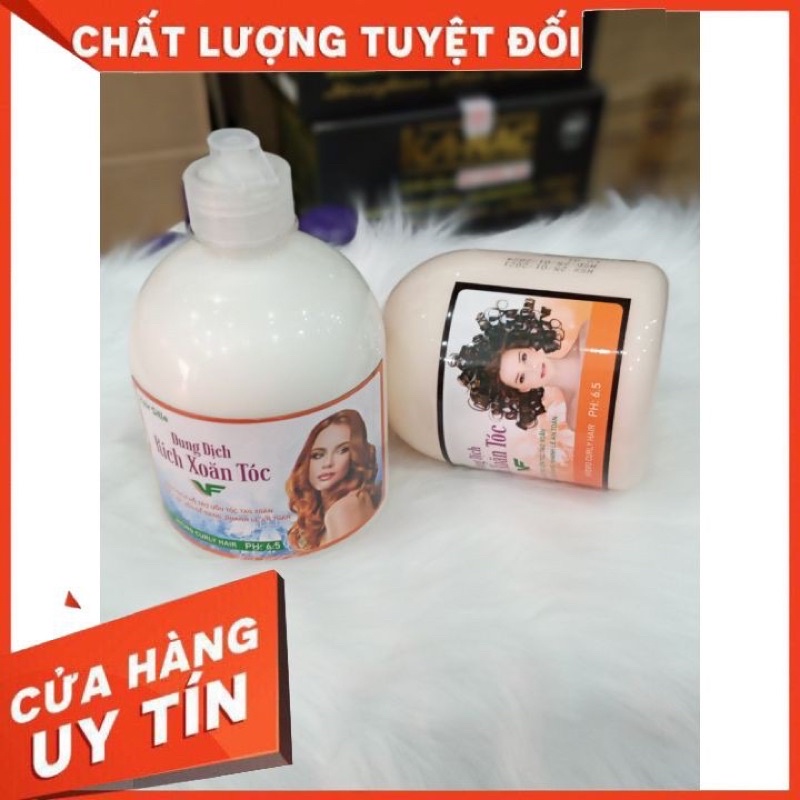 Kích xoăn tóc uốn CHÍNH HÃNGdung tích 425ml, trợ xoăn dành cho tóc khó xoăn, tóc lâu xoăn pha trực tiếp vào hoá chất