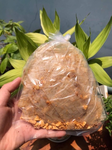 Bánh tráng muối tỏi xi.ke ngon thấm vị