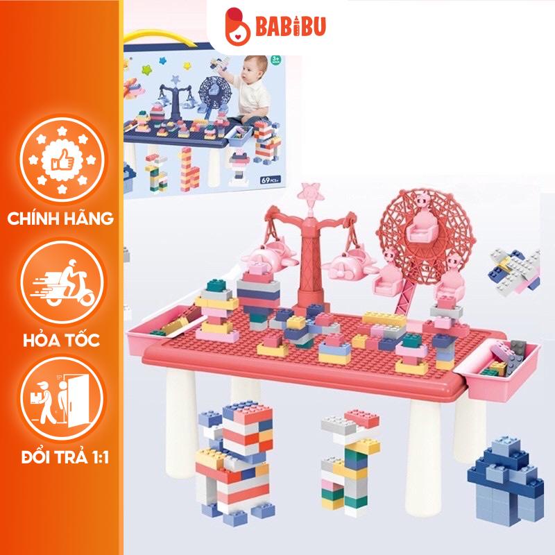 Bộ đồ chơi ráp hình 69 chi tiết cho bé trai và bé gái 3-5 tuổi
