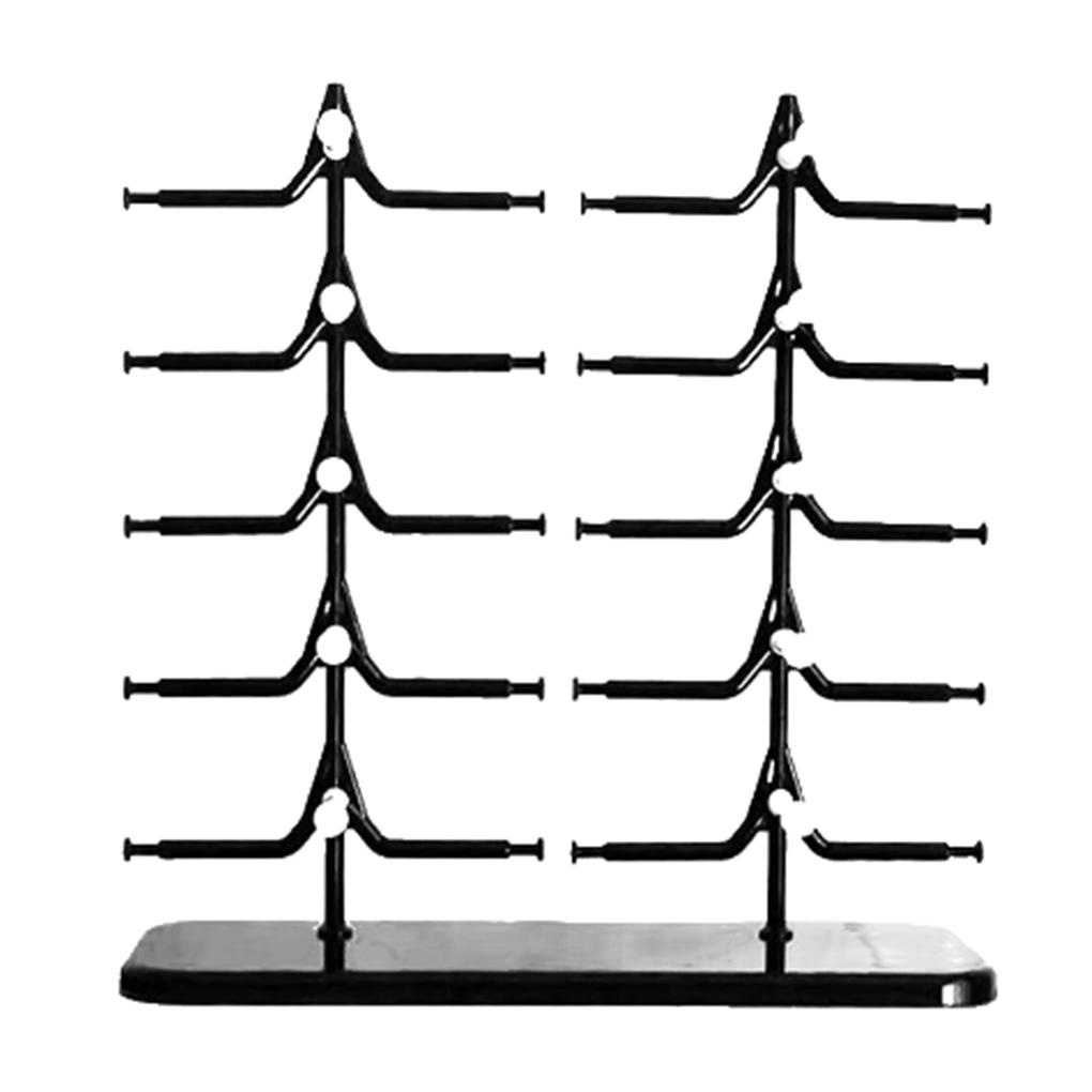 Set 10 Cặp Giá Đỡ Trưng Bày Mắt Kính Nhiều Tầng Bằng Nhựa Ổn Định Sắp Xếp Gọn Gà