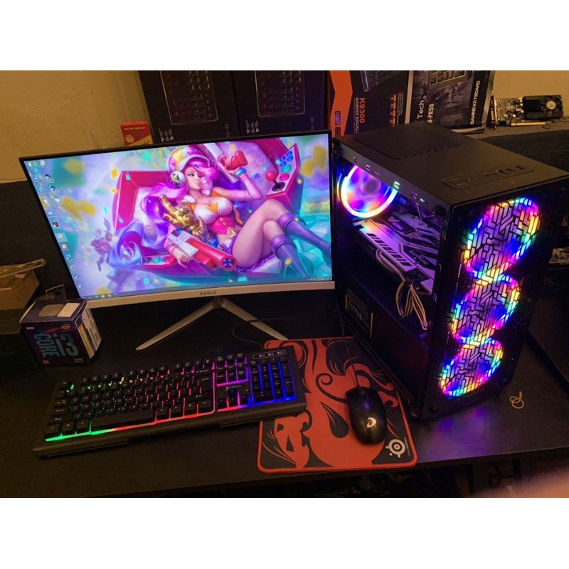 [ Màn hình 24inh ] Bộ máy tính chơi game mọi game liên minh FO4 GTA5 PUBG | BigBuy360 - bigbuy360.vn