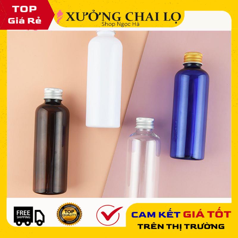 Chai Chiết Mĩ Phẩm ❤ GIÁ RẺ NHẤT ❤ [Combo 100sp] Chai nhựa pet nắp vặn nhôm 20ml,30ml,50ml,100ml chiết mỹ phẩm .