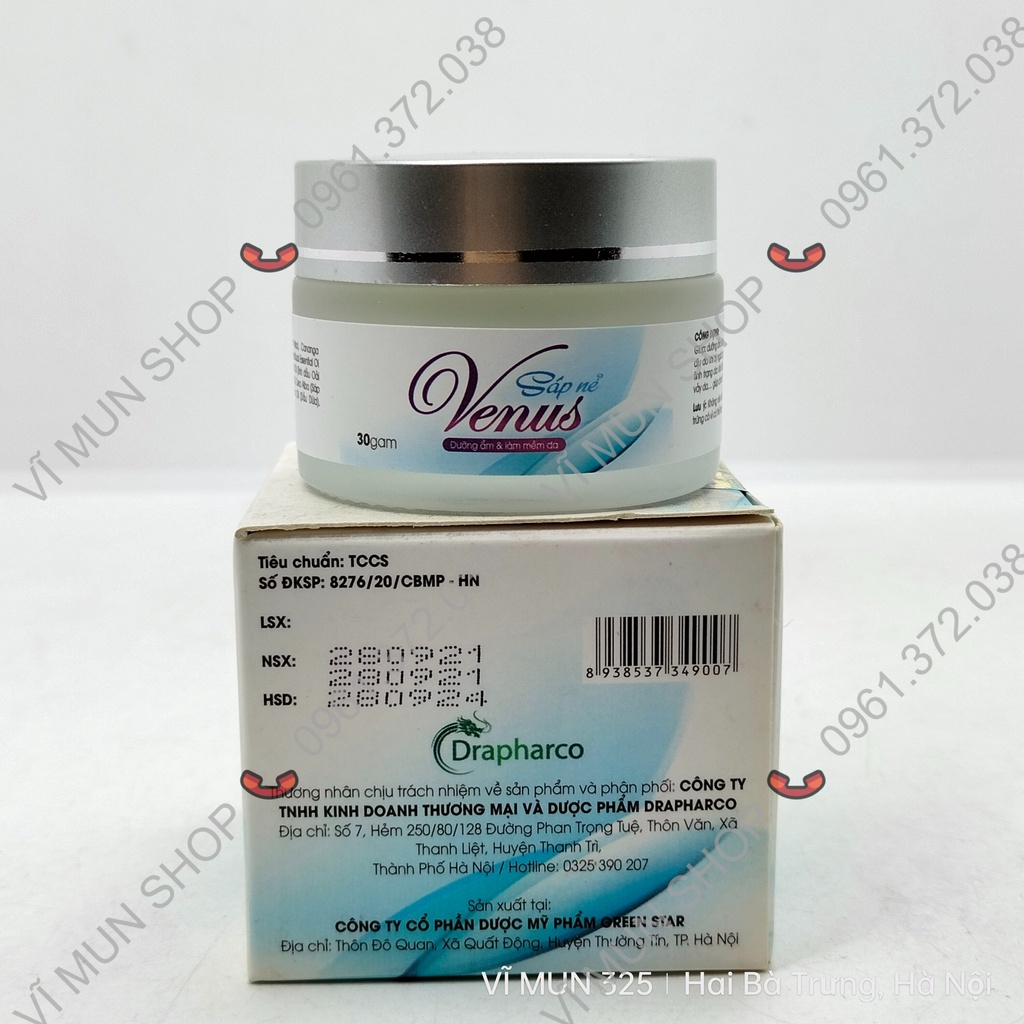 Sáp nẻ Venus 30g - Dưỡng ẩm và làm mềm da, dùng cho mọi đối tượng