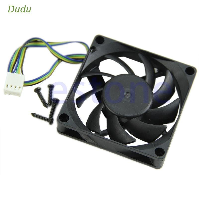 Quạt Tản Nhiệt Không Chổi Than Dudu 70mm X 15mm Dc 12v 4 Pin 9 Cánh Mới | BigBuy360 - bigbuy360.vn