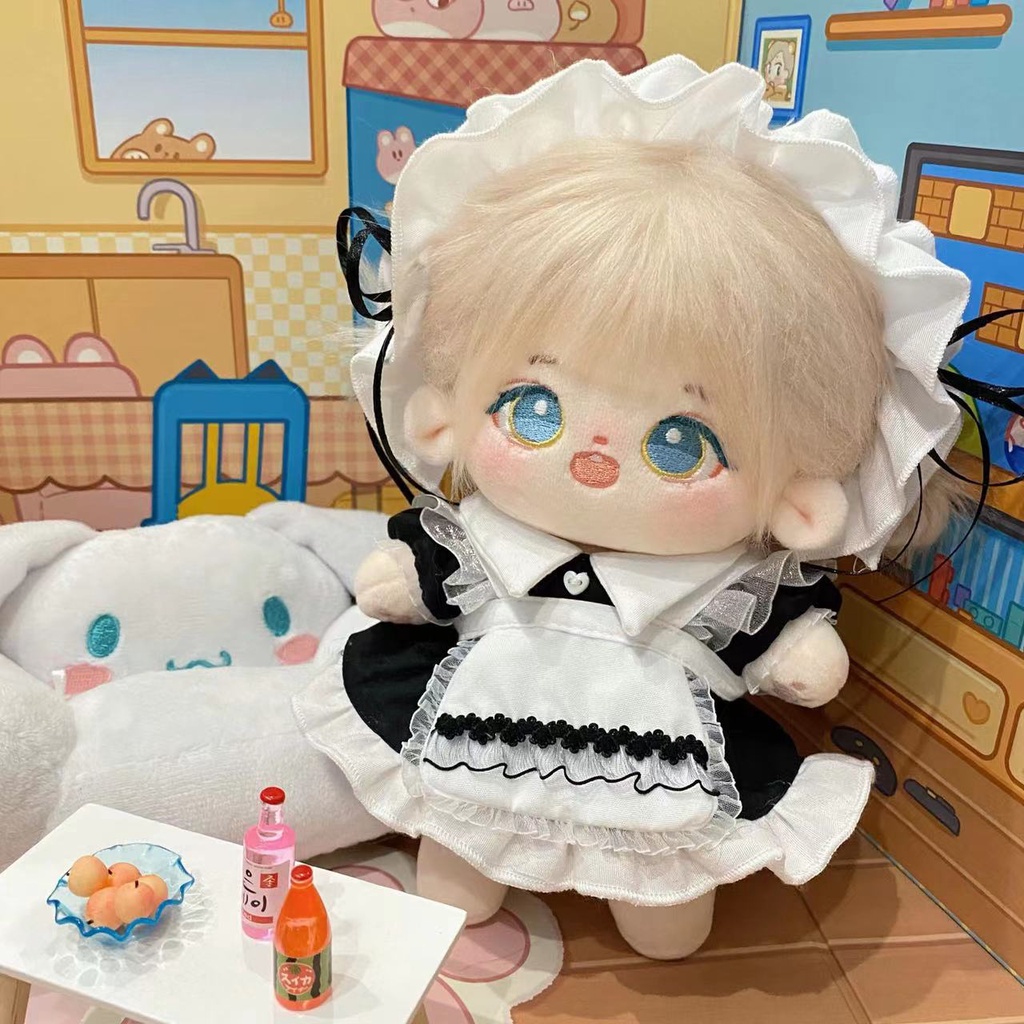 outfit doll 20cm Người giúp việc trang phục đồ chơi búp bê quần áo