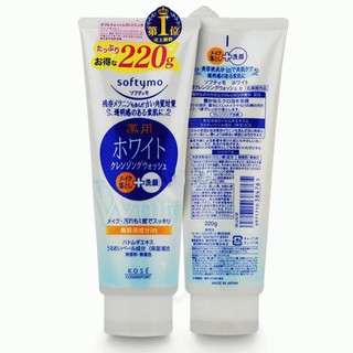 Sữa rửa mặt Kose Softymo Cleansing Foam White 220g