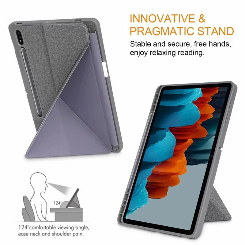 Ốp máy tính bảng bằng TPU cho Samsung Tab S7 FE T730 T736 S7 Plus T970 T975 S8 Plus X