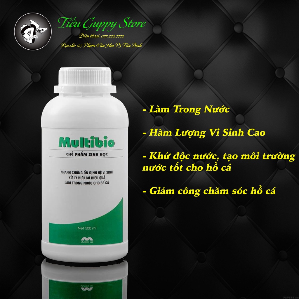 Vi Sinh Multibio - Khử mùi hôi tanh, làm trong nước thật nhanh