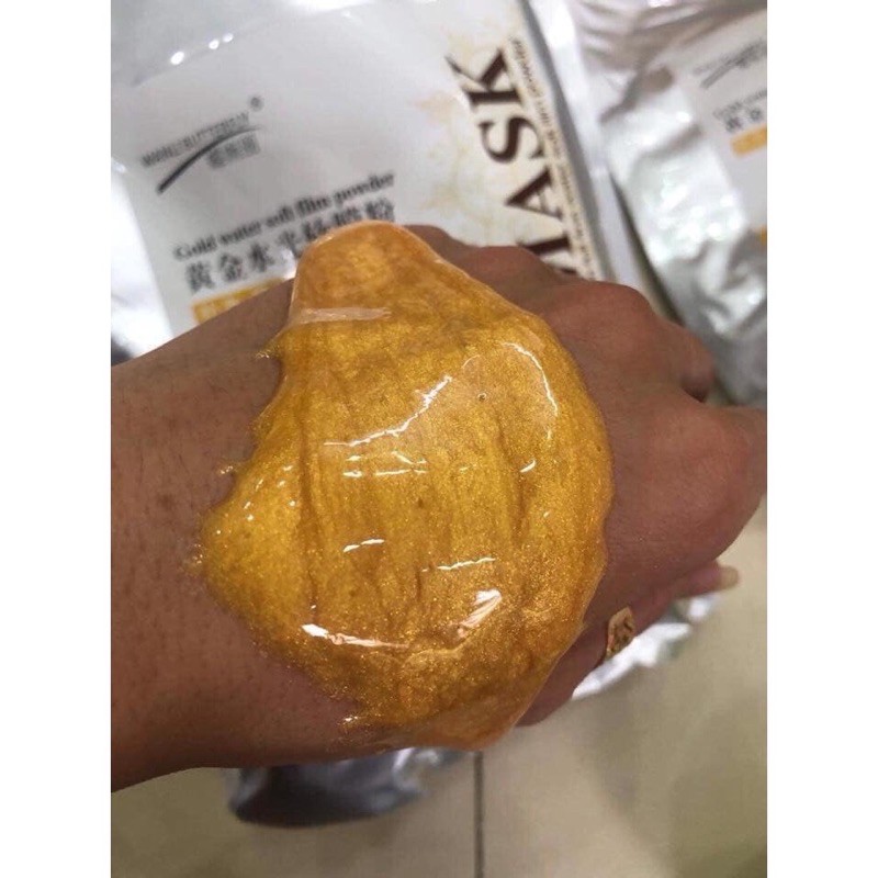 MẶT NẠ DẺO VÀNG NANO COLLAGEN 24k đắp xong trắng đẹp hết nấc