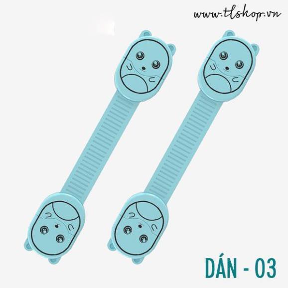 CHỐT KHÓA GÀI TỦ LẠNH HÌNH CÚN - KHÓA DÂY AN TOÀN MÃ 03