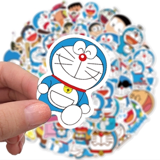 Bộ 50 Miếng Dán Hình Doraemon Đáng Yêu