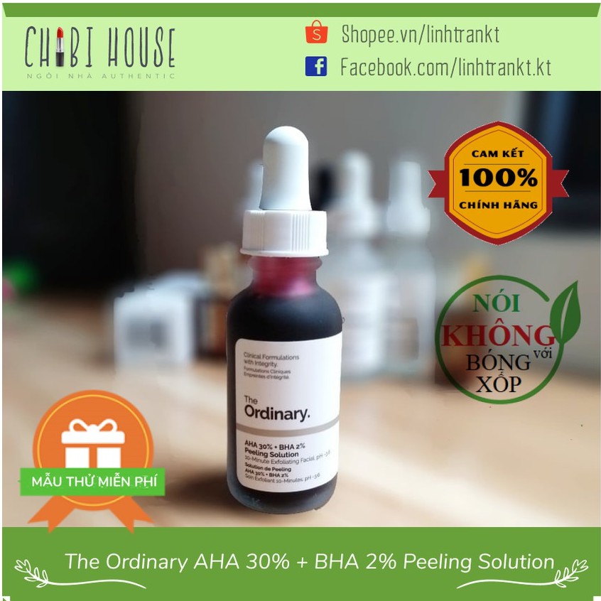 Serum AHA 30% + BHA 2% Peeling Solution The Ordinary