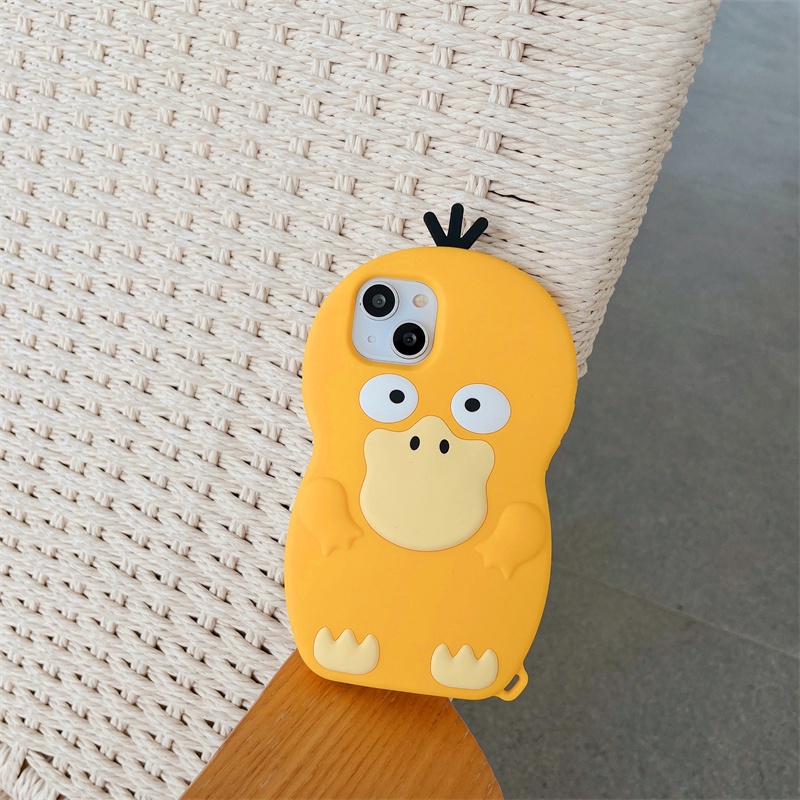 Ốp Điện Thoại Silicon Hình Vịt Cho iPhone 7 / 8 XS Max 11ProMax 12ProMax 13ProMax