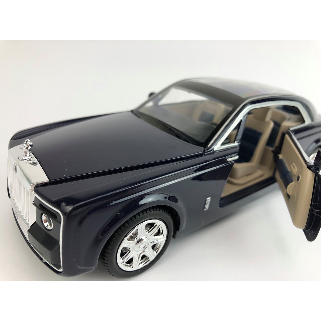 Xe mô hình tĩnh Rolls Royce Sweptail tỉ lệ 1:24 XLG hợp kim cao cấp - Màu đen