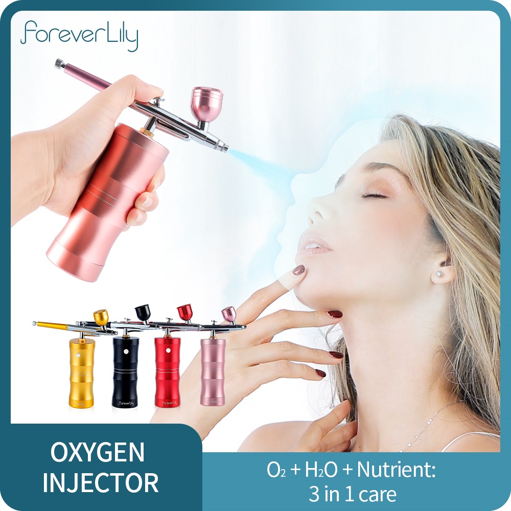 Máy phun oxy FOREVERLILY trang trí móng dưỡng ẩm làm đẹp da năng