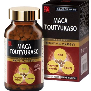 Viên uống tăng cường sinh lực, cải thiện sức khỏe Maca Toutyukaso 360 viên - NHẬT BẢN