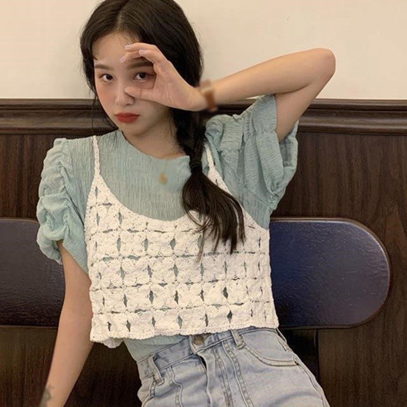 Áo Nữ Không Tay Kiểu Dáng Retro Thời Trang Cá Tính | BigBuy360 - bigbuy360.vn