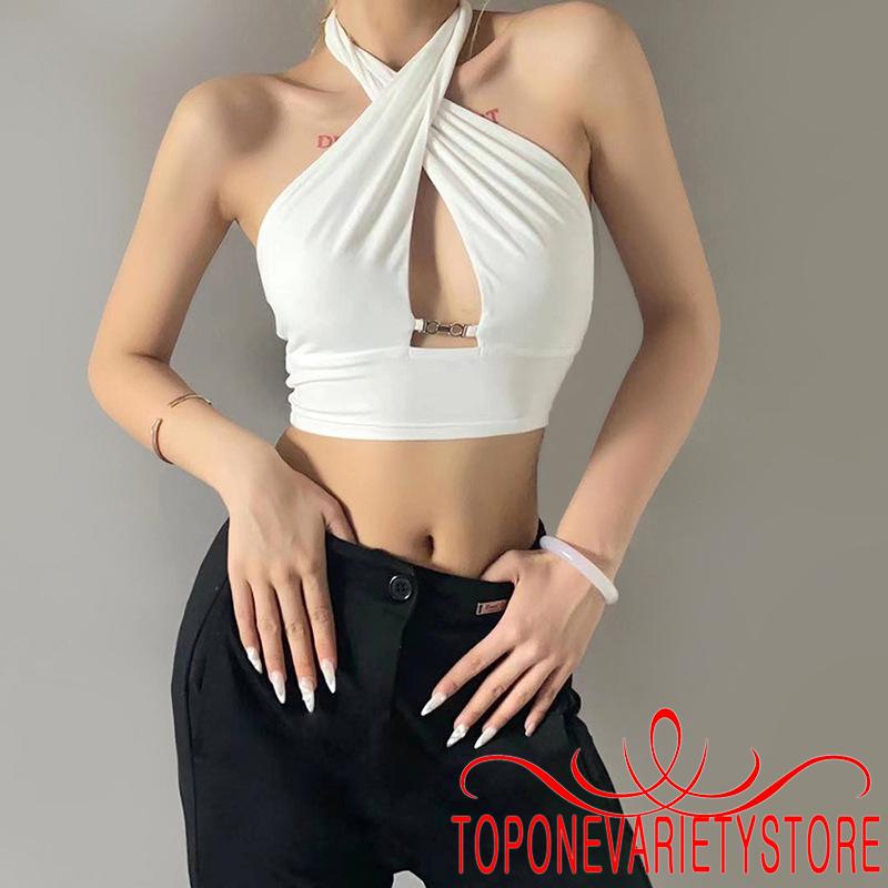 Áo Lửng Nữ Không Tay Hở Lưng Quyến Rũ | BigBuy360 - bigbuy360.vn