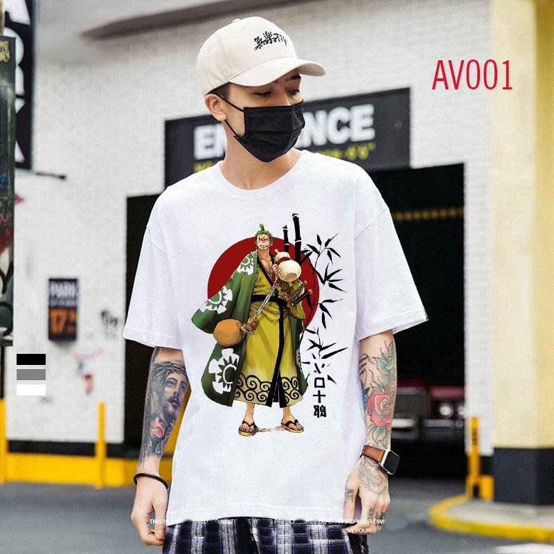 Áo Thun In HÌnh ZoRo ,LUFYY ❤️FREESHIP❤️  From Rộng Vua Hải Tặc