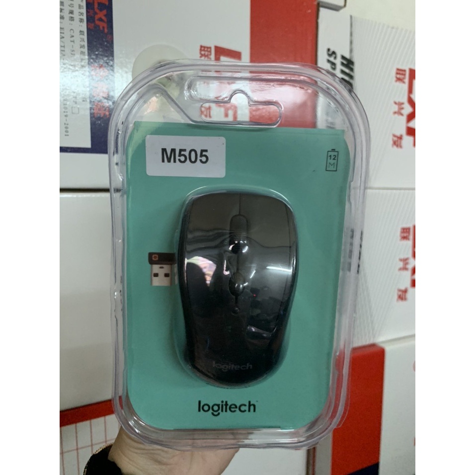 Chuột Không Dây 💎𝓕𝓡𝓔𝓔𝓢𝓗𝓘𝓟💎 Mouse Ko Dây Logitech Laser M505 (BH 6 Tháng)