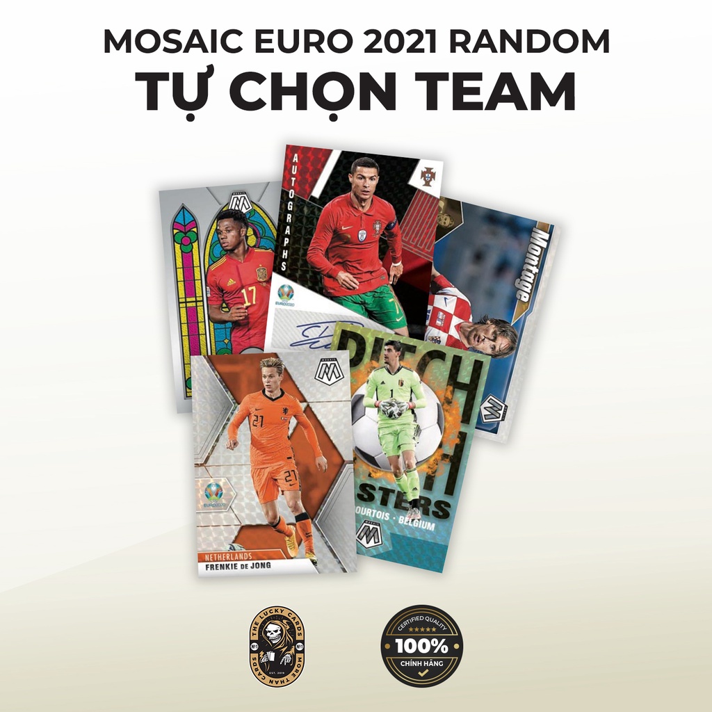 Panini Mosaic Euro 2021 | Thẻ cầu thủ bóng đá chính hãng | The Lucky Cards