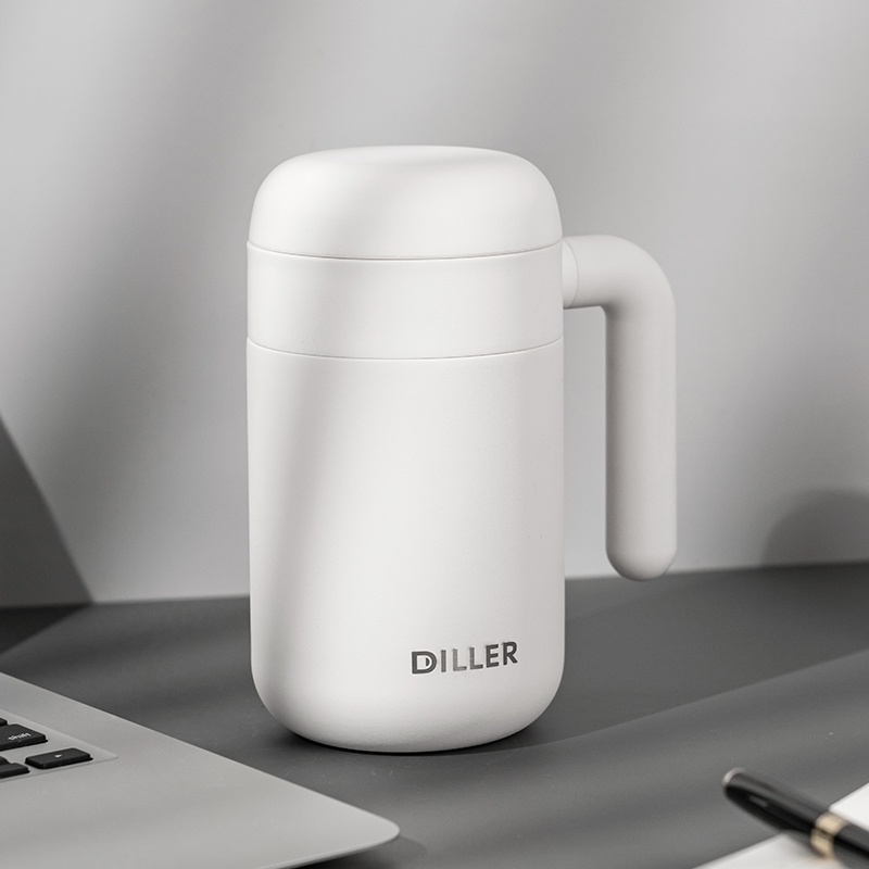 Bình giữ nhiệt Diller MLH8993 làm từ thép không gỉ bền bỉ có khay lọc trà tiện lợi 460ml