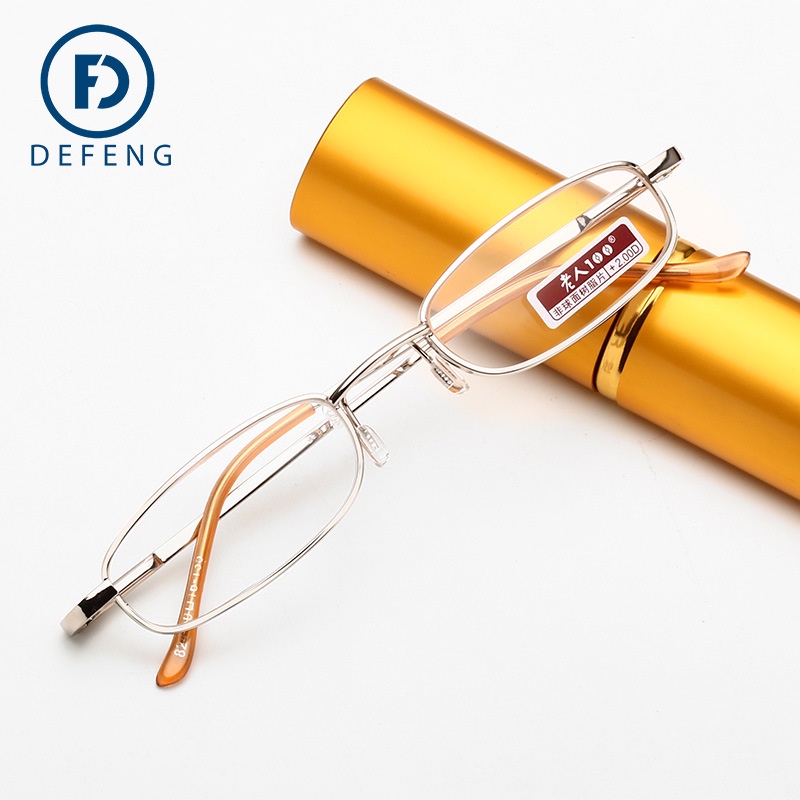 Chống ánh sáng xanh Kính đọc sách của nam giới Giá đỡ bút cầm tay Chất liệu kim loại Kính đọc