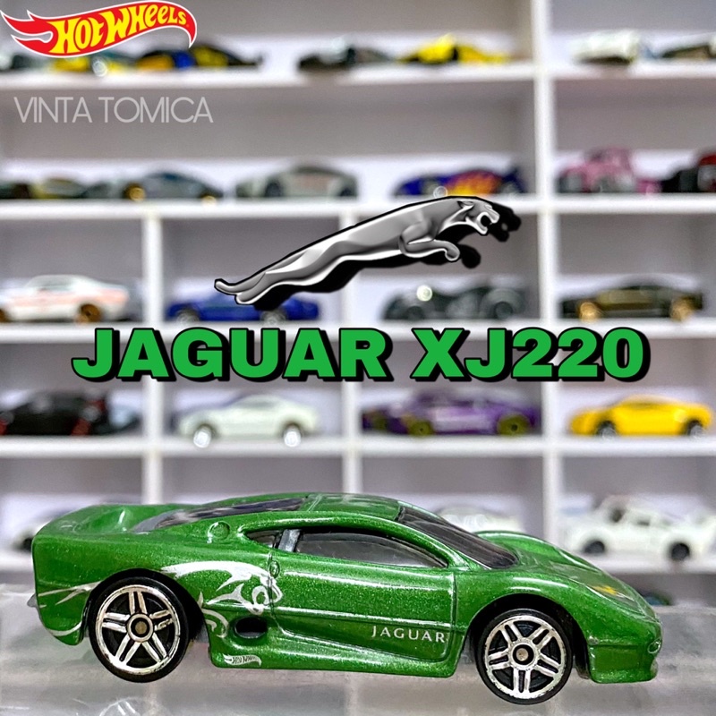 Xe mô hình Hot Wheels Loose JAGUAR XJ220 Green tỉ lệ 1:64