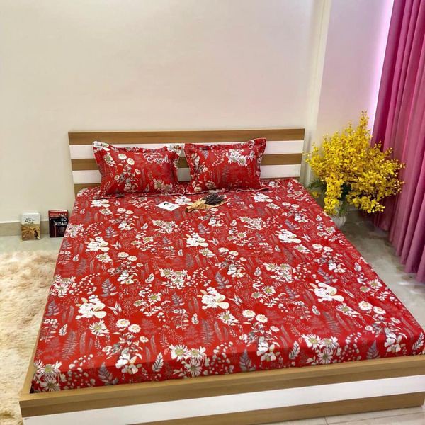 [XẢ KHO+FREE SHIP] Ga chống thấm họa tiết  hoa văn, cotton 1,6mx2m và 1,8mx2m 2m2m2