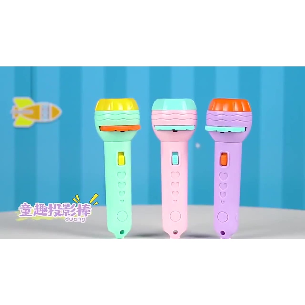 Đồ chơi cho bé đèn pin chiếu 24 hình nhiều chủ đề cho bé 2 3 4 5 6 tuổi dochoigo.vn