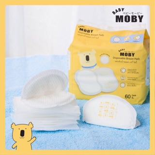 Miếng lót thấm sữa Baby Moby - 60 miếng