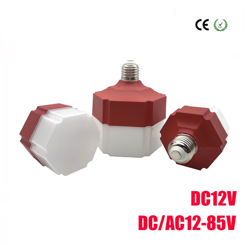 Bóng Đèn Led DC 12V 24V 36V Smd 2835 E27 6W 9W 12W 15W 18W 24W Dùng Ngoài Trời Tiện Dụng